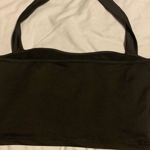 black crop top womens